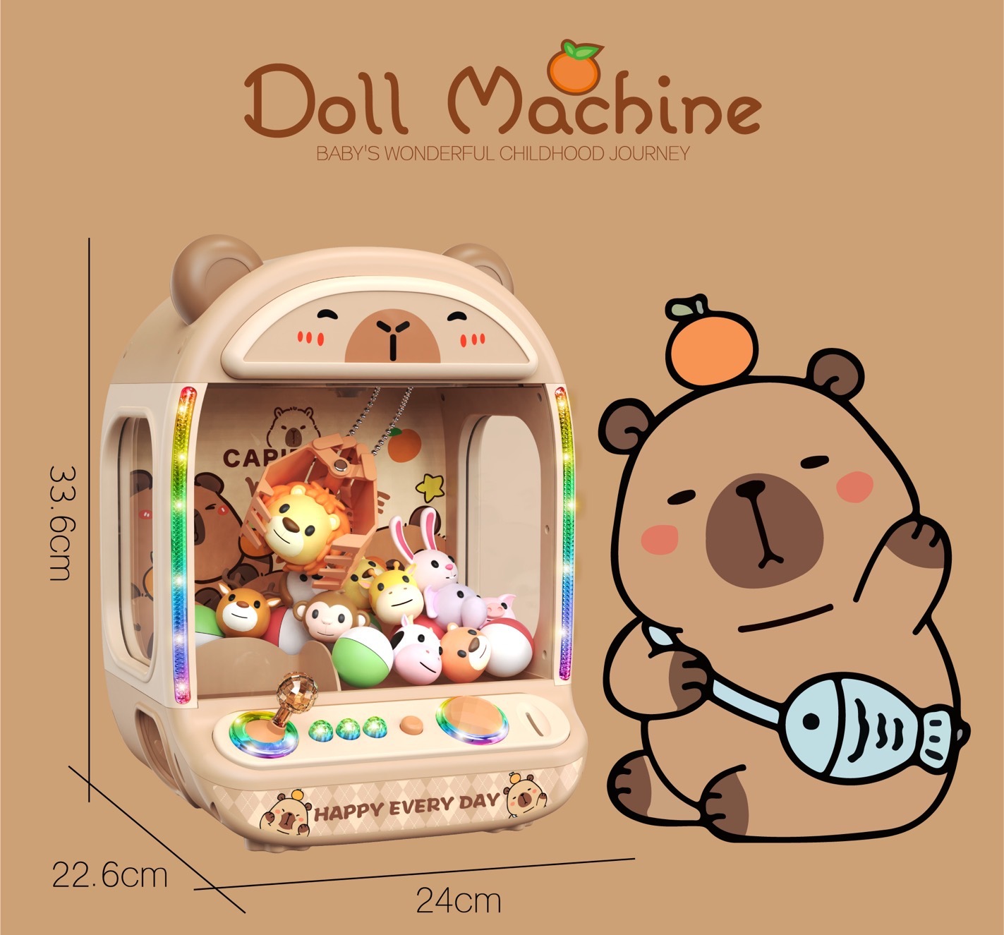 Claw Crane Machine - DIY Pop Machine Kinderen Muntautomaat Speelspel