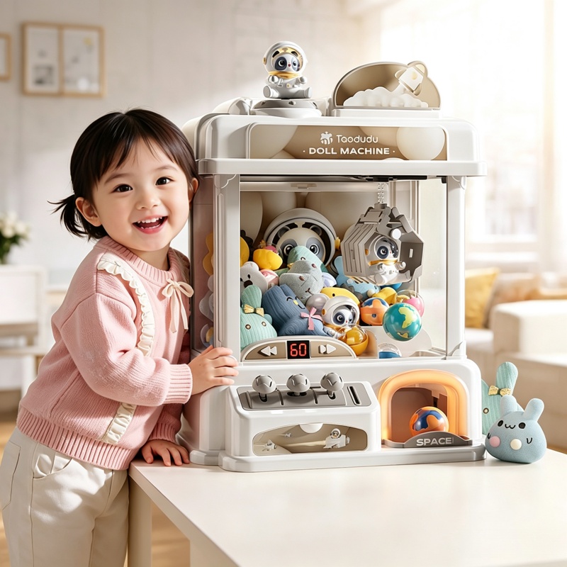 Claw Crane Machine - Kinderen Mini Klauwmachine Automatische Muntenbediende Speelautomaten