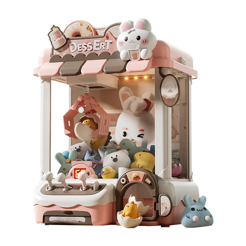 Claw Crane Machine - DIY-popmachine Kinderen Muntautomaat Speelspel Mini Klauwvangst