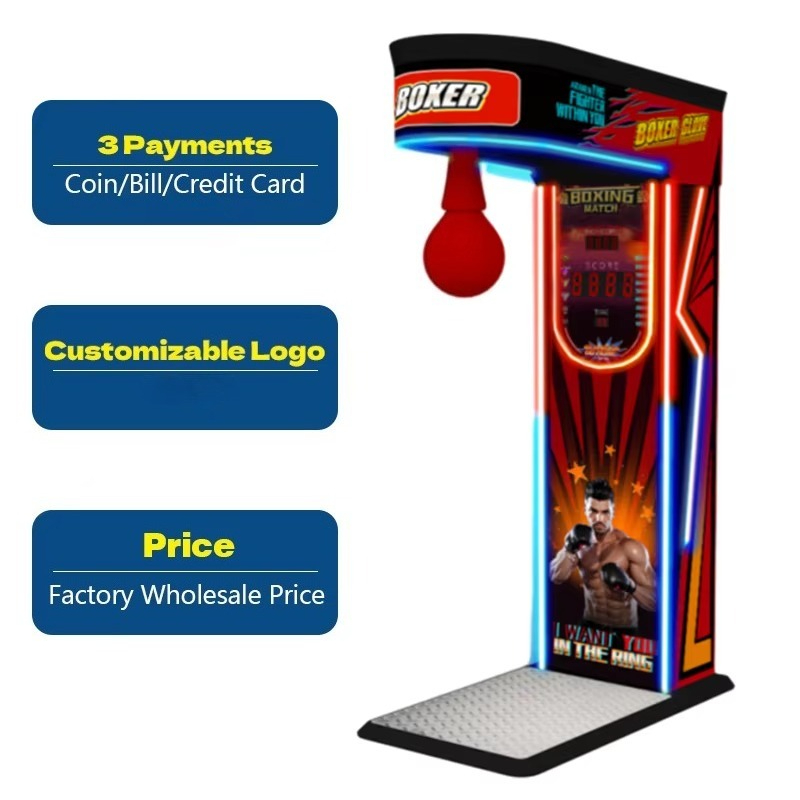 Straatvermaak muntautomaat bok - Boxing Machine Arcade recensie en prijs