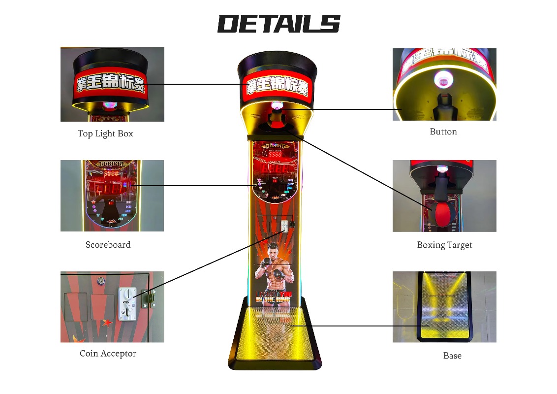 Straatvermaak muntautomaat bok - Boxing Machine Arcade recensie en prijs