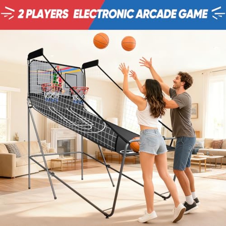 Opvouwbaar elektronisch basket - Arcade Games & Vending Co recensie en prijs