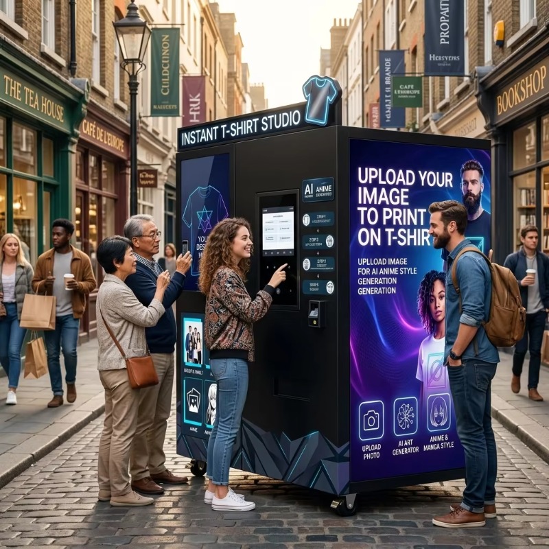 AI Intelligente Kledingverkoop - Arcade Ticket Machine recensie en prijs