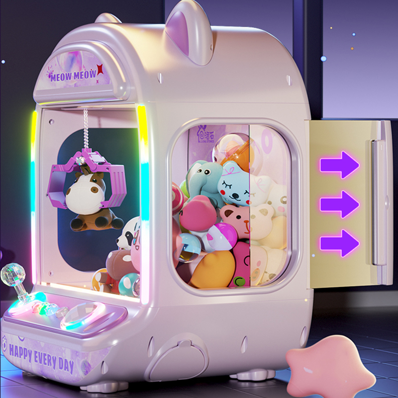 DIY Paarse Automatische Pop Ma - Claw Crane Machine recensie en prijs
